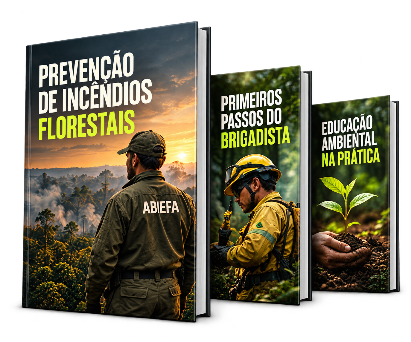 E-books sobre prevenção de incêndios,
              brigadistas e educação ambiental